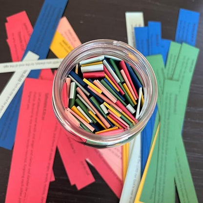 Bible Verses in a Jar,Bible Verses for Emotions and Feelings, Bible Jar of Virtues for Daily Character Development & Spiritual Enrichment, 90 Coloring Bible Cards for Christian Easter Gift (B)