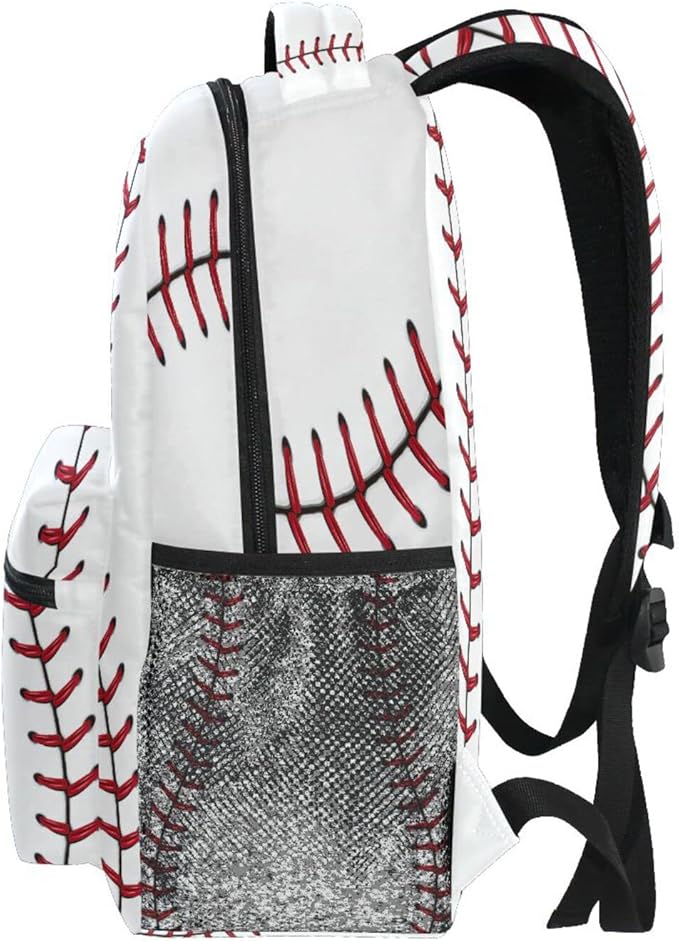 AUUXVA Custom School Backpack for Boys Kids with Name/Text Personalized Bookbag Add Your Name Customized Backpack Sports Baseball School Bag Laptop Backpack Travel Camping Daypack