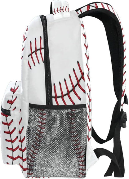 AUUXVA Custom School Backpack for Boys Kids with Name/Text Personalized Bookbag Add Your Name Customized Backpack Sports Baseball School Bag Laptop Backpack Travel Camping Daypack