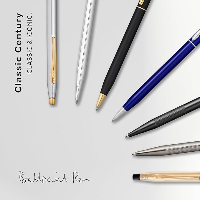 Cross Classic Century Refillable Ballpoint Pen, Medium Ballpen, Includes Premium Gift Box - Brushed Rose Gold