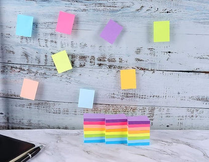 Sticky Notes 1.5x2 Inches,48 Pads, Bright Colors Self-Stick Pads,75 Sheets/Pad…