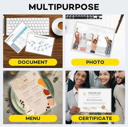 300 Pack Laminating Sheets, Holds 8.5 x 11 Inch Sheets, 3 mil, 9 x 11.5 Inches Thermal Laminating Pouches Lamination Sheet Paper for Laminator, Clear, Letter Size, Office and School Supplies