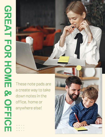 Yellow Note Pads 3x5 Small Notepads 3x5 Memo Pads Small Notebooks 3x5 Writing Pads 3x5 Lined Notepads 10 Pack Small Pads of Paper 3 x 5 Note Paper Pads 3x5 Yellow Pocket Notebook 30 Sheets per Notepad