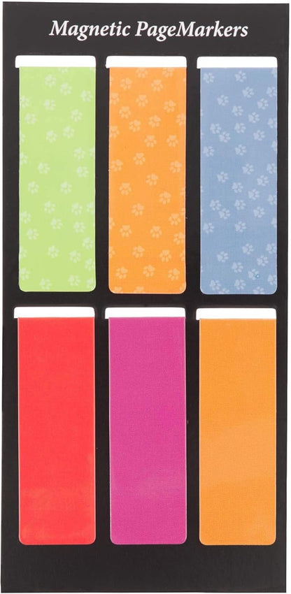 Christian Art Gifts Magnetic Scripture Bookmark Set with Bible Verse: Special Treasure - Deuteronomy 14:2 Inspirational Puppy-Themed Magnetic Pagemarker Set of 6 for Bibles and Books Size 2.3" x 0.8"