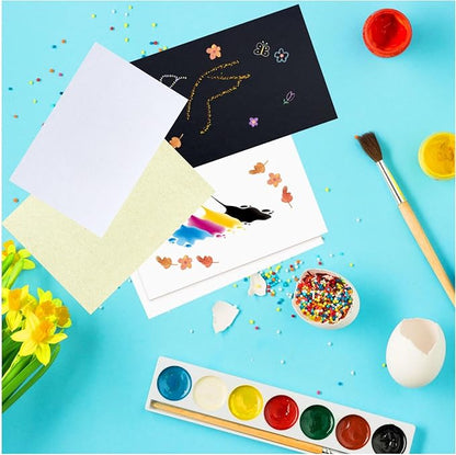 Baisunt 25 Pack 5x7 Sand Textured Cardstock Paper Blank Thick Heavyweight 92lb Card Stock for Making Greeting Cards, Invitations cards, Photos, Postcards