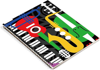 MAXCURY Blank Sheet Music Composition Manuscript Staff Paper Art Music Notebook Black 100 Pages 26x19cm (Music Machine)