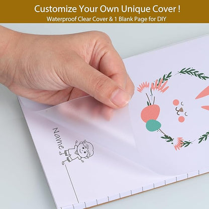 12 Pack Waterproof Cover Memo Pads 5.5" x 8.5" Lined Note Pads Ruled Writing Pads, Memo Scratch Pad (51 Sheets Each)