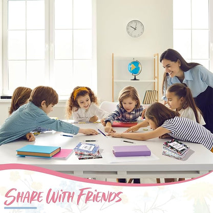 Yeaqee 72 Pcs Motivational Pens Notepads Gifts Set Inspirational Quote Ballpoint Pen Small Notebook Mini Journal Bulk Gifts for Teacher Coworker Gifts Women Office School(Inspiring)