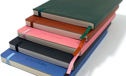 Softcover Ruled Journal with Thick 80 gsm Lined Cream Paper A5 size (8.3 inches x 5.4 inches) - Daily Writing Notebook Journal for Travel, School and Office Use - Diary Journal for Women and Men - Evergreen