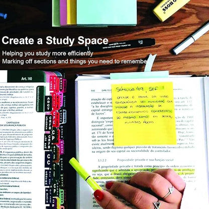 Sticky Notes 3x3, Self-Stick Notes, 36 Pads, 100 Sheets/Pad, Assorted Colors Stickies, Easy to Post Notes for Study, Works, Daily Life (36)