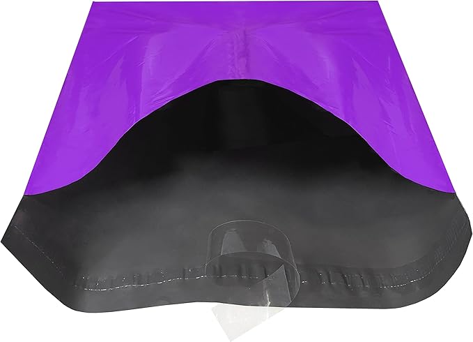 Colored Poly Mailers Pack of: Be creative with your packaging with Colored mailers (Purple, 12" x 15.5" pack of 250)