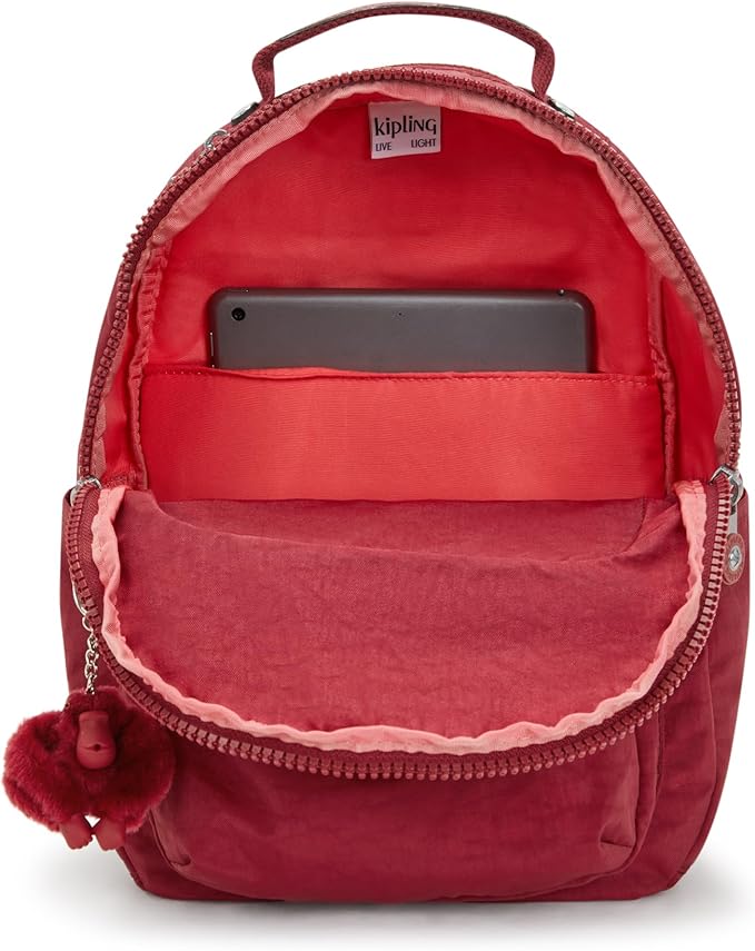 Kipling Women's Seoul Small Tablet Backpack, Durable, Padded Shoulder Straps with Tablet Sleeve