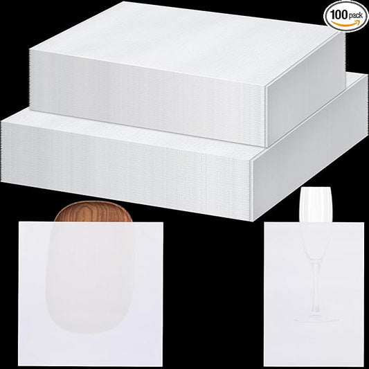 100 Pack Foam Pouches for Packing Supplies Cushion Foam Pouch for Dishes Chinaware Glasses Moving Fragile Items Wrapping and Transportation Storage (2 Sizes)