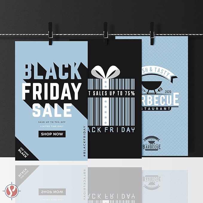 Blue Pastel Colored Menu Paper - 8.5" x 14" (Legal Size) - For Documents, Announcements, Menus Arts and Crafts | Bulk Pack of 100 Sheets