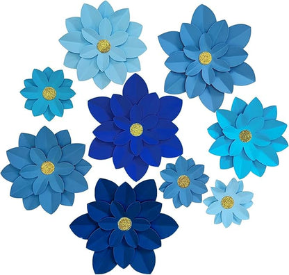 Blues Cardstock 8.5 x 11 Craft Paper Cover Stock Stash Pack- Blue Tones Assorted Colored Scrapbook Paper 80lb Card Stock for Construction Crafts, Embossing, Quilling, Cardmaking-30 Sheets