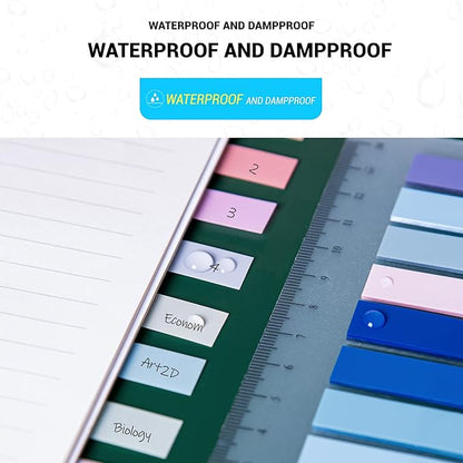 Golcellia Sticky Tabs, Book Tabs, Index Tabs, Page Tabs, Page Markers 1400 Pieces,70 Colors Annotation Tabs, Book Annotation Supplies