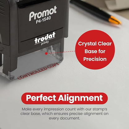 Promot Controlled Copy - Self Inking Rubber Stamp - Ink Stamps