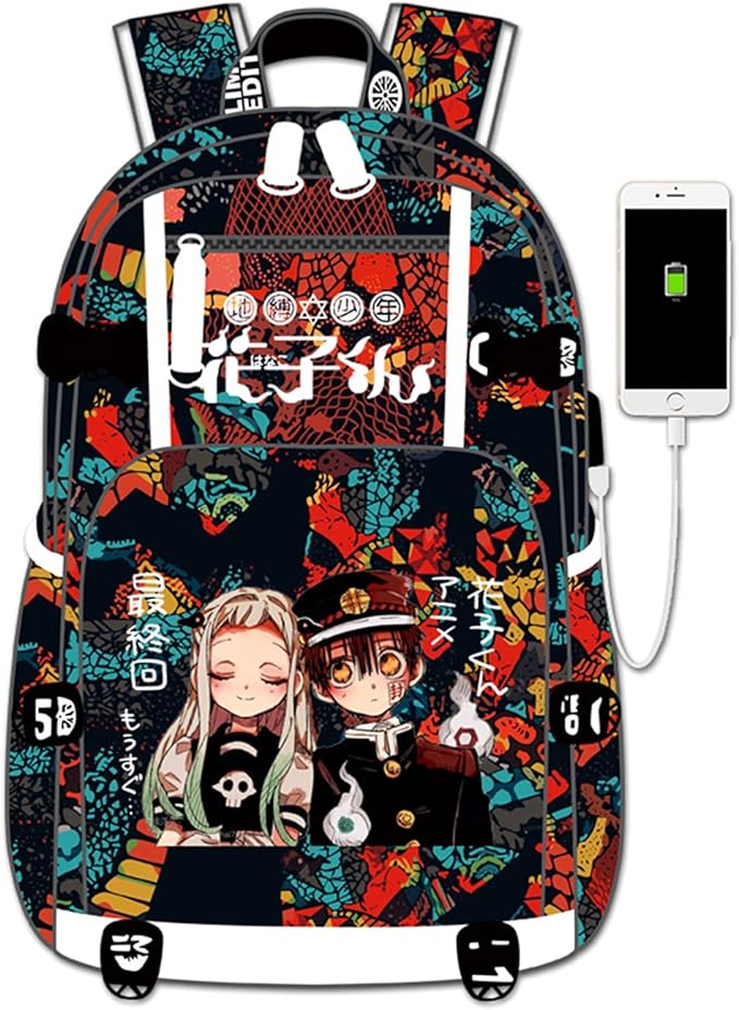 ISaikoy Anime Toilet Bound Hanako kun Backpack Satchel Bookbag Daypack School Bag Laptop Shoulder Bag Style13