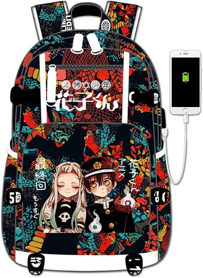 ISaikoy Anime Toilet Bound Hanako kun Backpack Satchel Bookbag Daypack School Bag Laptop Shoulder Bag Style13