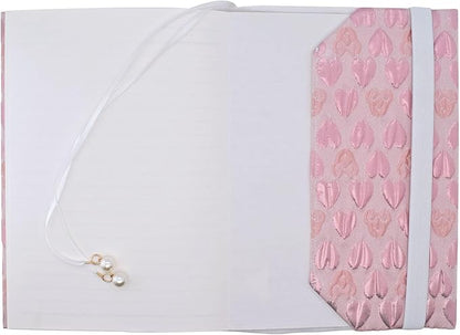 BLBMH A5 Book Covers for Paperbacks Love Adjustable Fabric Book Sleeve Cover Protector Fit for 5.5x8.2 inch Hardcover Softcover Book Novels Notebook - BC33 Pink