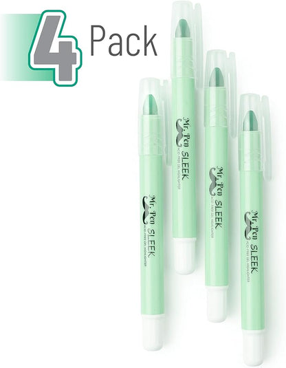 Mr. Pen- Gel Highlighter, 4 Pack, Bible Highlighters No Bleed, No Bleed Highlighters, Bible Highlighter, Bible Markers, Gel Highlighters for Bibles, Highlighter