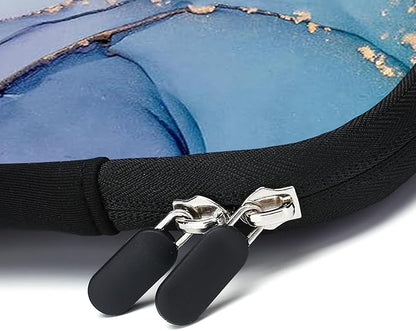 11.6-12.2 inches Laptop Sleeve Chromebook Case Ultrabook Case Notebook Sleeve Tablet Case Neoprene Handle Sleeve for Men Women, Two Pockets(Blue)