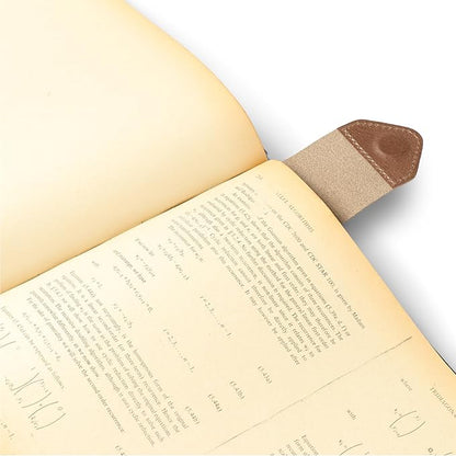 Londo Genuine Leather Handmade Bookmark (Set of 2) (Magnetic, Mink)