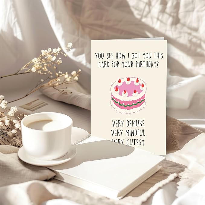 Funny Birthday Card and Gift for Men, Women, Husband, Wife, Boyfriend, Girlfriend, Him, Her – happy birthday card, funny card Gift