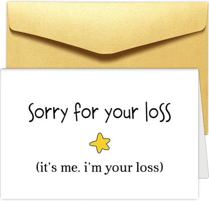Funny Leaving Card for Men Women, Humor Leaving Card for Coworker Colleague Boss Friend, Going Away Card, Farewell Card, Goodbye Card, Moving Card