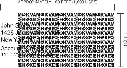 Guard Your ID Identity Protection Security Prevention Stamp Roller (Refill: 3-Pack) Fits IS-500CM