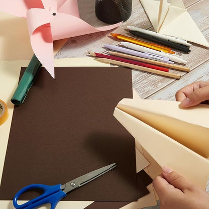 30 Sheets 8.5x11 Earth Tones Color Cardstock Paper 250GSM Thick Paper Cards for Birthday Party, Invitations and DIY Crafts Decoration