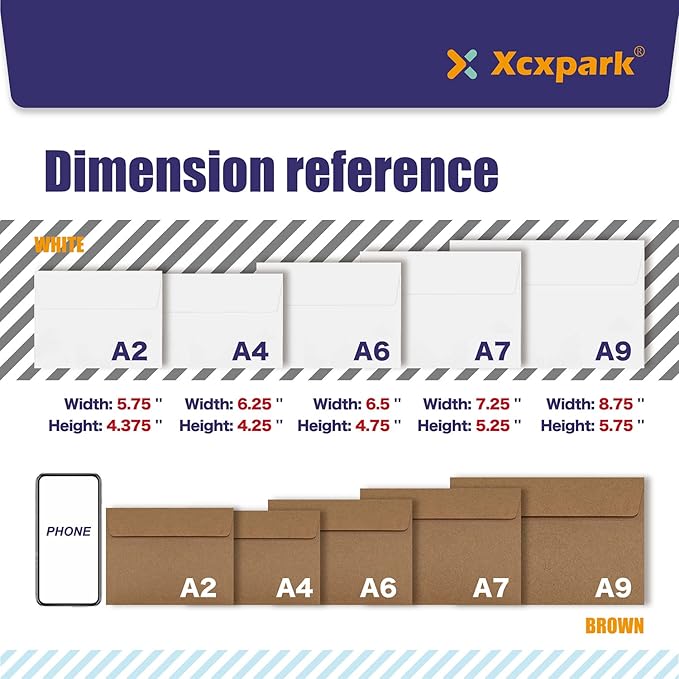 100 Qty Printable A7 Invitation Envelopes 5.25X7.25 inches Cards, Self Seal 120GSM white Paper Envelopes for Invitations, Papers, Photos, Documents, Wedding, Baby Shower, Easy to Seal Peel