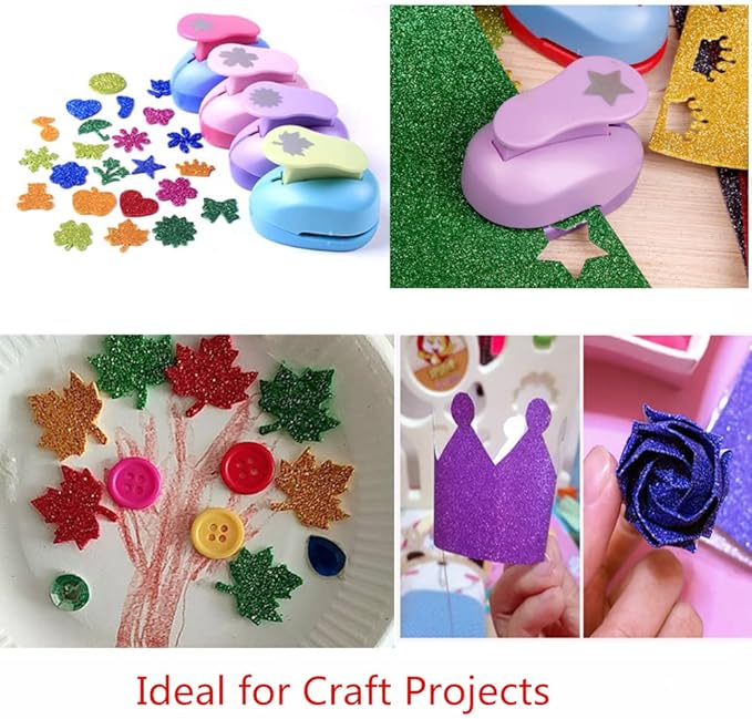 Baisunt 20 Sheets Rose Red Glitter Cardstock Paper for DIY Art Project, Scrapbook, Birthday Wedding Party Decoration 250GSM(8x12 In, Non Adhesive)