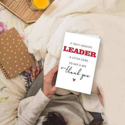 Appreciation Leader Gifts for Men Women, Thank You Cards Gifts for Boss Leaders Manager, Leader Supervisor Retirement Gift