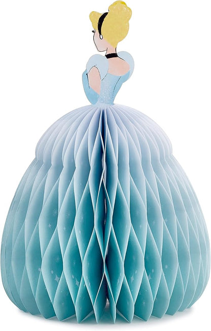 Hallmark Paper Wonder Disney Princess Pop Up Birthday Card (Honeycomb Cinderella) for Birthdays, Encouragement, All Occasions