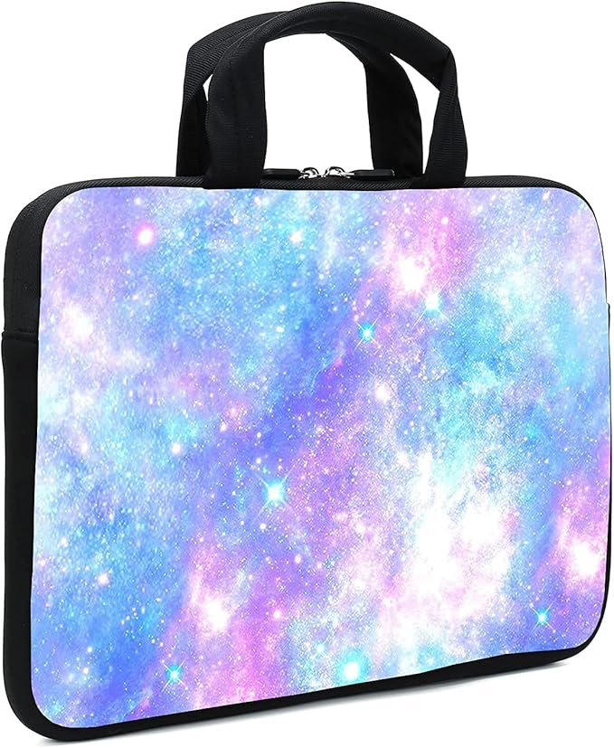 11.6 12 12.1 Inch Laptop Carrying Bag Protective Chromebook Case Pouch Netbook Notebook Ultrabook Bag Tablet Sleeve Cover Travel Briefcase with Handle For Men Women (galaxy-1)