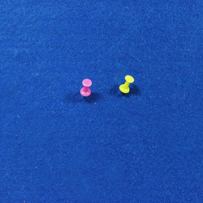 VIZ-PRO Notice Board Felt Blue, 72 X 40 Inches, Silver Aluminium Frame