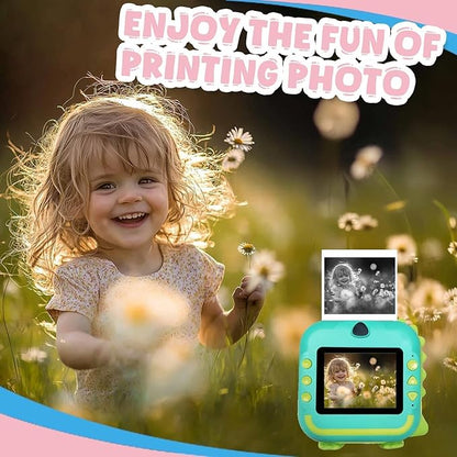 720Pcs Thermal Paper for Kids Camera Instant Print, 57x25mm Instant Print Paper, 10 Rolls Kids Camera Instant Print Paper Compatible with Most Instant Print Cameras for Kids(72 Pcs/Roll)