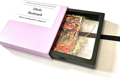 Metal Bookmarks - Genshin Impact Dehya Brass Bookmarks with 3D Display Box for Women Men Sisters Friends - Perfect Birthday Gifts for Book Lovers