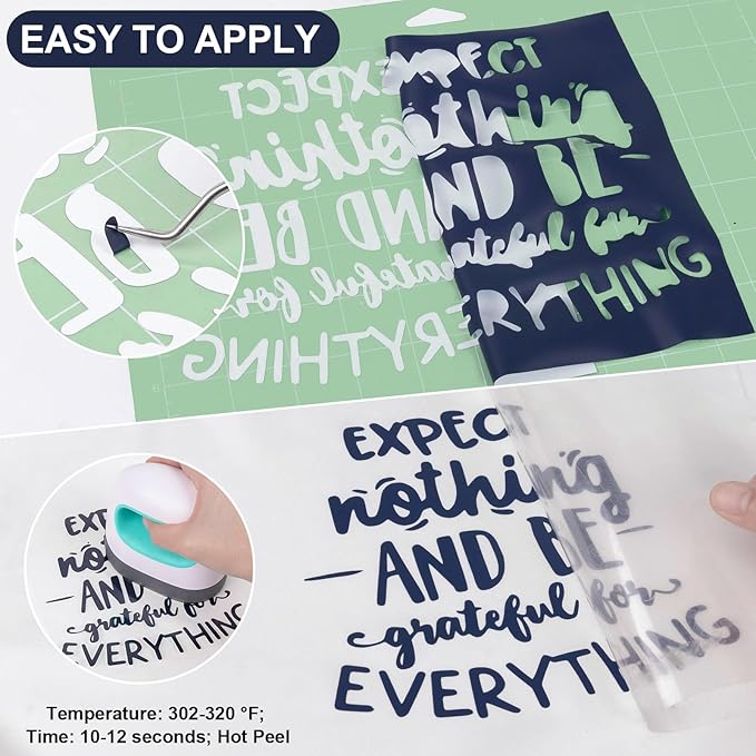 VINYL FROG Heat Transfer Vinyl Roll HTV Vinyl - 12" x12ft Navy Blue Iron on Vinyl for T-Shirts, Heat Press Vinyl for DIY Craft Designs (Navy Blue)