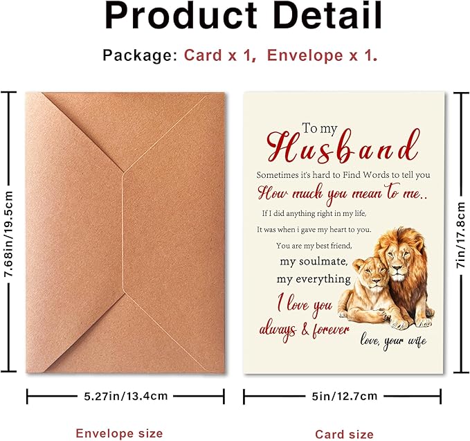 Funny Birthday Card, Romantic Birthday Gift for Husband, Unique Sweet Birthday Card, Thank You Husband Birthday Card, Happy Birthday To My Husband