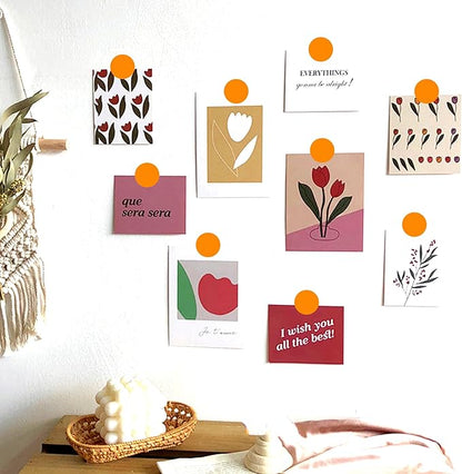 PARLAIM 10 Rolls 3/4" Dot Stickers, 10000 Pack Round Color-Code Circle Labels, Orange Sticker for Color Coding