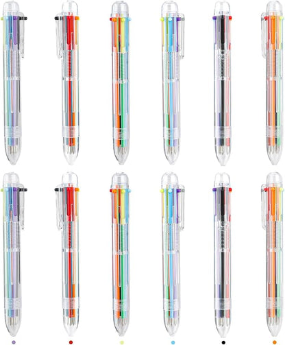 Valentines Classroom Favors 12 PCS Ballpoint Pens for School Classroom Must Have Colored Pens Ballpoint School Supplies Party Favors Office Supplies Back to School Gifts for Students Son Daughter