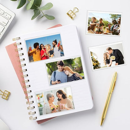 52 Pack Index Card Pockets with Top Open, 3.5 x 2.5 Inch Adhesive Label Pockets Clear Plastic Index Card Holder for Organizing, Storage Bins, Library Cards, Notes