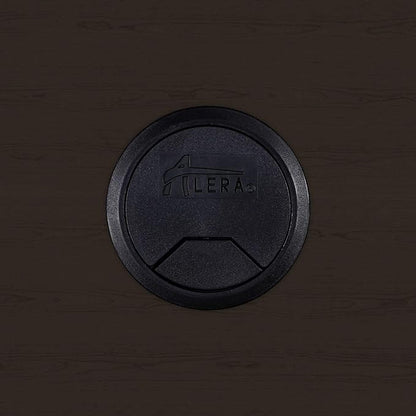 Alera ALEVA354824ES Valencia Series 47.25 in. x 23.63 in. x 29.5 in. Reversible Return/Bridge Shell - Espresso