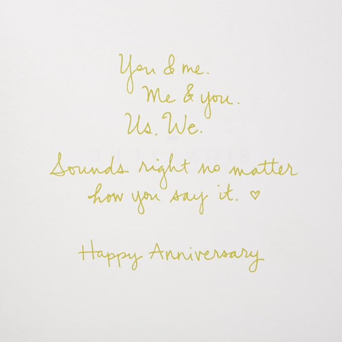 Hallmark Signature Anniversary Card (Wooden You & Me) (0799RZH4004)