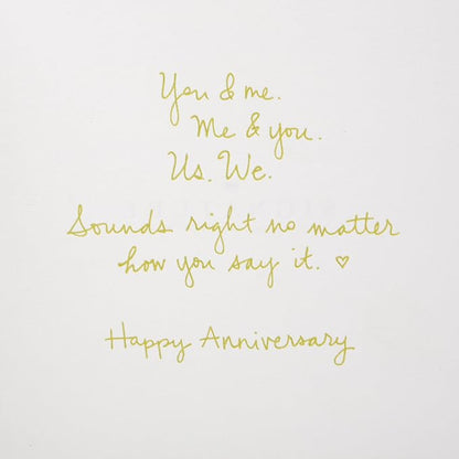 Hallmark Signature Anniversary Card (Wooden You & Me) (0799RZH4004)