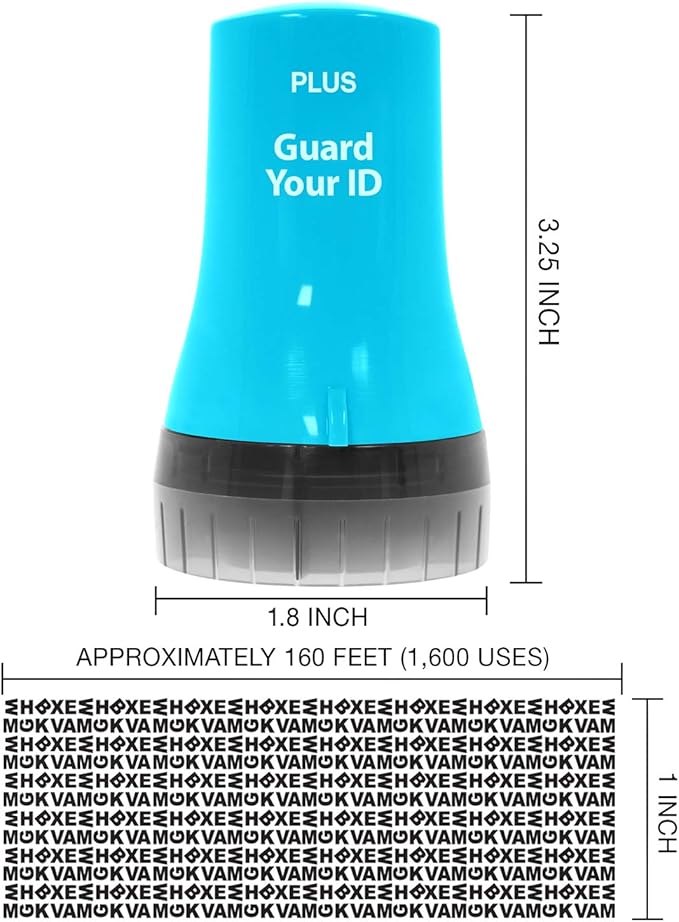 Plus Guard Your ID Roller Advanced Wide (Xtra Mixed: Green White Turquoise)