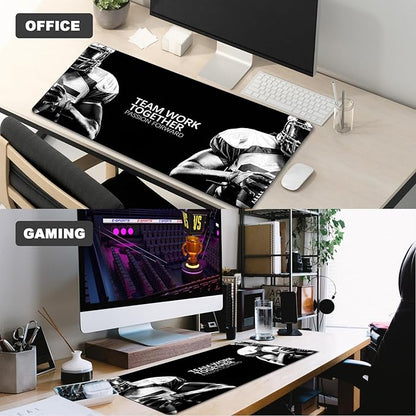 Desk Mat Large Office Desk Pad, Large Mouse Pad, Gaming Mouse Pad, 31.5" x 15.7" Large Keyboard Mousepad with Non-Slip Waterproof Rubber Base for Computers Laptop Desk Home Office Accessories
