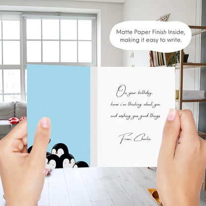 ALY LOU Anniversary Card, Her Him/Girlfriend Wife/Husband Boyfriend, Friendship Thank You Birthday Kawaii Greeting Card (Life Is Sweeter With You As My Heater)